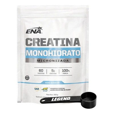 Suplemento En Polvo Ena Sport Creatina Micronizada 100 Pura En Doypack De 300g Sabor Neutro+ Scoop Legend Nutrition | MercadoLibre