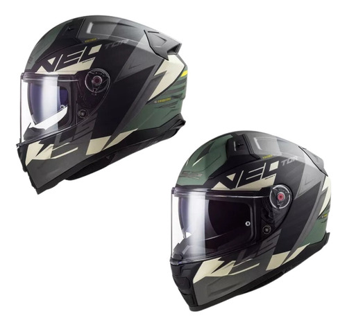 Capacete Casal Ls2 Ff811 Vector Ii Absolute Matt Pre/cin/tit