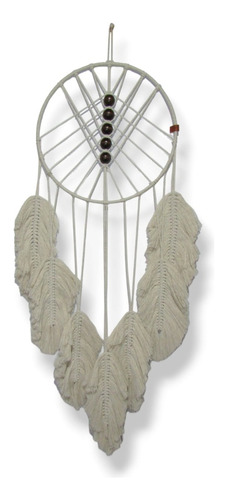 Macrame Colgante De Pared Siete Plumas 