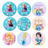 Etiquetas Personalizadas Frozen Princesas