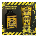 Kit Viagem Para Barba Balm E Shampoo Bomba Danger