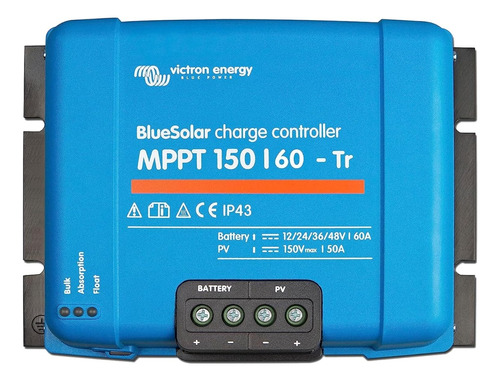 Victron Controlador De Carga Bluesolar Mppt 150v/60a - Tr