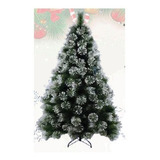 Árvore De Natal Pinheiro Luxo Neve 260 Galhos 1,50m Xd150 Cor Verde