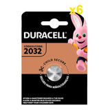 Pi.la Duracell Dl/cr 2032 (paquete Con 6 Bat.erías)