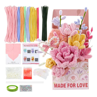 Manualidades Con Limpiapipas Flores Con Limpiapipas Kit Para | Envío gratis