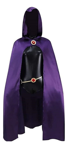 Disfraz De Raven De Lujo Para Mujer, Cosplay Capa Halloween