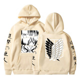 Ct Sudadera Con Capucha Anime Attack On Titan Aot Levi