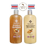 Monteverde Shampoo Y Acondicionador Papaya Cera De Abeja 