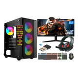 Pc Gamer I7 7ª 16gb Ssd 480gb Nvidia 1650 4gb Monitor 21,5