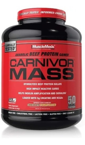 Proteina Carnivor Musclemeds Mass 6 Lbs