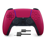 Control Ps5 Rojo Cosmic Red Original + Cable Usb