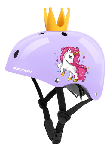 Casco Scooter, Patines, Bicicleta Infantil De Unicornio