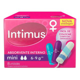 Absorvente Interno Intimus Ob Mini C/8 Unidades