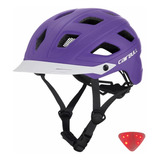 Casco Bicicleta Scooter Urbano Cairbull Central Luz Led Ce