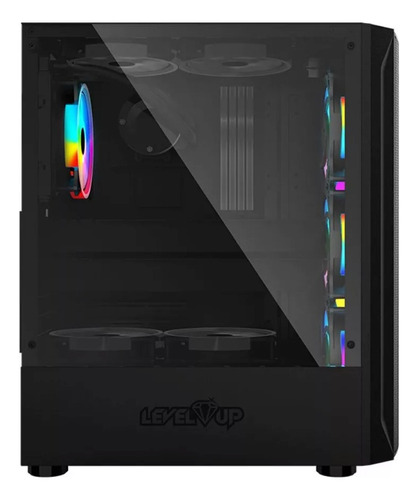 Gabinete Gamer Andromeda Atx Vidrio Templado X3 Fan Rgb