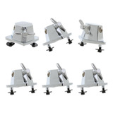 6pcs Chrome Leg Mount Bracket Tom Drum Set Pieza De Repuesto