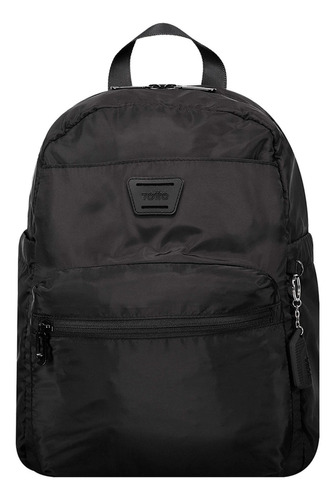 Morral Plegable Totto Laptop 13  Maleta Xingu Liviana Color Negro