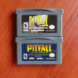 Lote 2 Jogos Originais Pitfall Nintendo Gba Game Boy Advance
