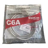 Patch Cord Gigalan Cat6a 7,0m Blindado Cz Furukawa 10 Peças