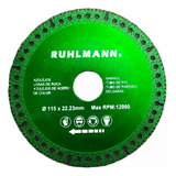 Disco Diamantado De Corte Multifuncional Ruhlmann Ru15356