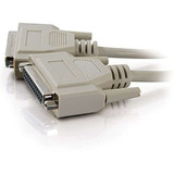 Cable De Extensión C2g 02656 Db25 M/f Serial Rs232, Beige (1