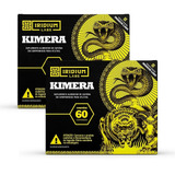 Kit 2x Kimera Thermo Pack - 120 Comps 120 G - Termogênico Iridium Labs Sabor Sem Sabor