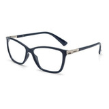 Armação Oculos Grau Colcci Patti C6079i5753 Azul Brilho Dour