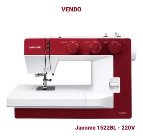 Janome 1522bl - Rojo - 220v