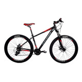 Bicicleta Mountain Bike Raleigh Mojave 2.0 Shimano Rodado 29 Color Negro/rojo Tamaño Del Cuadro 15