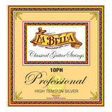 Encordado La Bella 10ph Profesional Alta Tensión Guitarra
