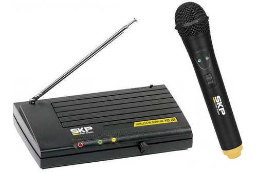 Micrófono Dj Inalambrico Profesional De Mano Skp Vhf-695