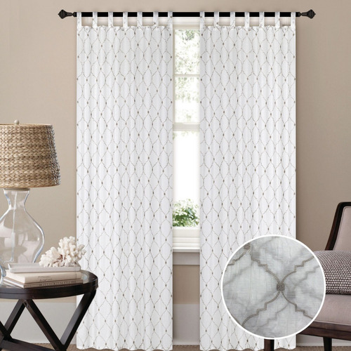 Juego De Cortinas Voile Premium Varios Diseños Decohoy Cuota