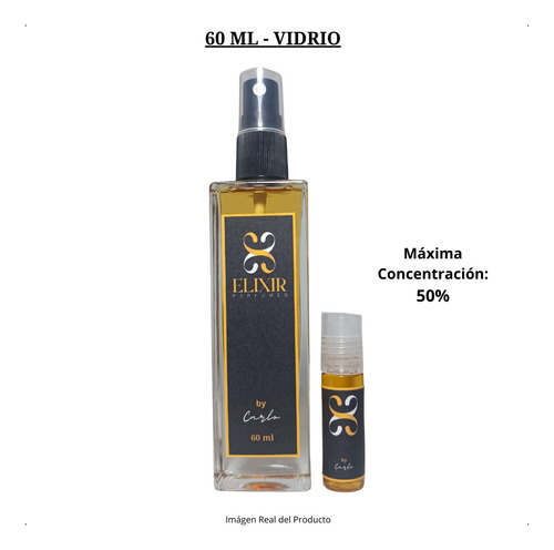 Perfume Locion 50% Concent Hombre 60ml - mL a $698