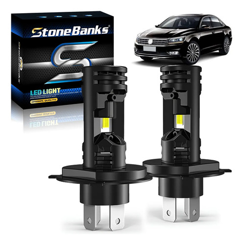 Kit De Faros Led H4 Alta Baja Luz Csp Para Volkswagen Vento