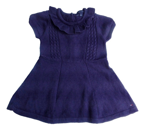 Vestido Corto Para Bebé Niña Tommy Hilfiger 24 Meses Azul Ma