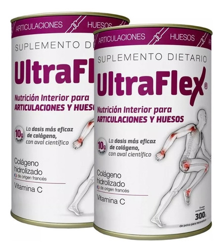 Colageno Hidrolizado Ultraflex Huesos Y Articulaciones X 2un