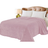 Cobertor Ligero Liso Matrimonial Hotelero Suave Y Calientito Color Rosa Pastel