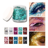 Paquete Body Glitter Maquillaje Brillos Colores 10 Piezas