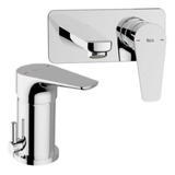 Combo Griferia Roca Atlas Lavat Pared+bidet Transferencia