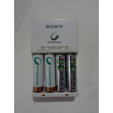 Cargador De Pilas Sony 4 Pilas Aa O Aaa Premium 