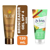 Nude Bronceador Gel Spf 4 X 120 - mL a $292