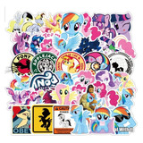 My Little Pony 50 Calcomanias Stickers Pvc Contra El Agua