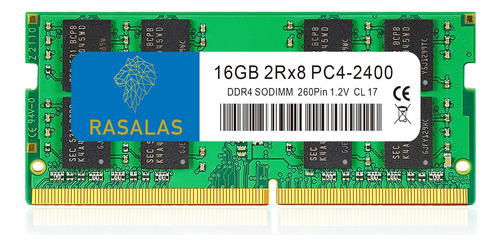 Rasalas 16gb 2rx8 Ddr4 2400mhz (ddr4-2400) Pc4-19200 (pc4-24