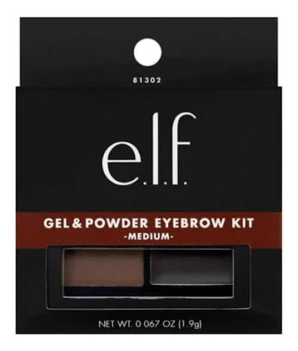 E.l.f. Gel & Powder Eyebrow Kit, Pequeña Paleta Sombras