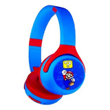 Audifonos Diadema Super Mario Bros Bluetooth Recargable Niño