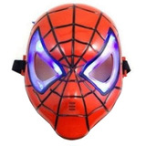 Máscara Infantil Do Homem Aranhã - Acende Os Olhos