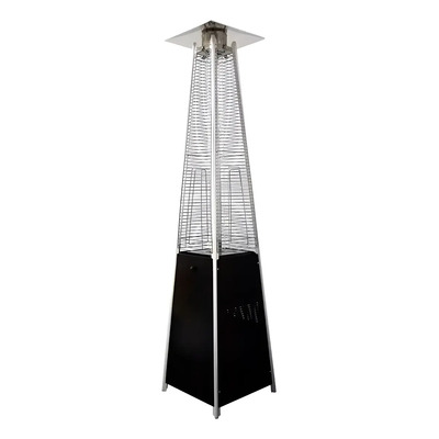 Calentador Calefactor De Pirámide Para Jardín Gas 45000 Btu Color Negro