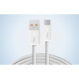 Cable De Carga Rápida Usb A Tipo C De 100w Y 2 Mt