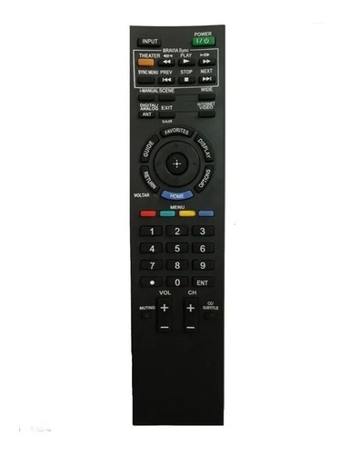 Controle Remoto Para Tv Compatível Com Sony Bravia Rm-yd047 
