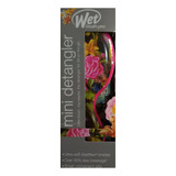 Cepillo Wetbrush Mini Detangler Hyper Floral Pink 1pz